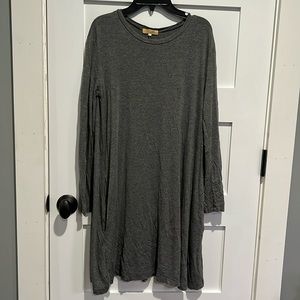 Size small grey long sleeve dress